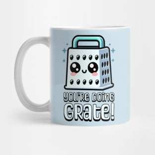 You're Doing Grate? Cute Cheese Grater Pun Mug